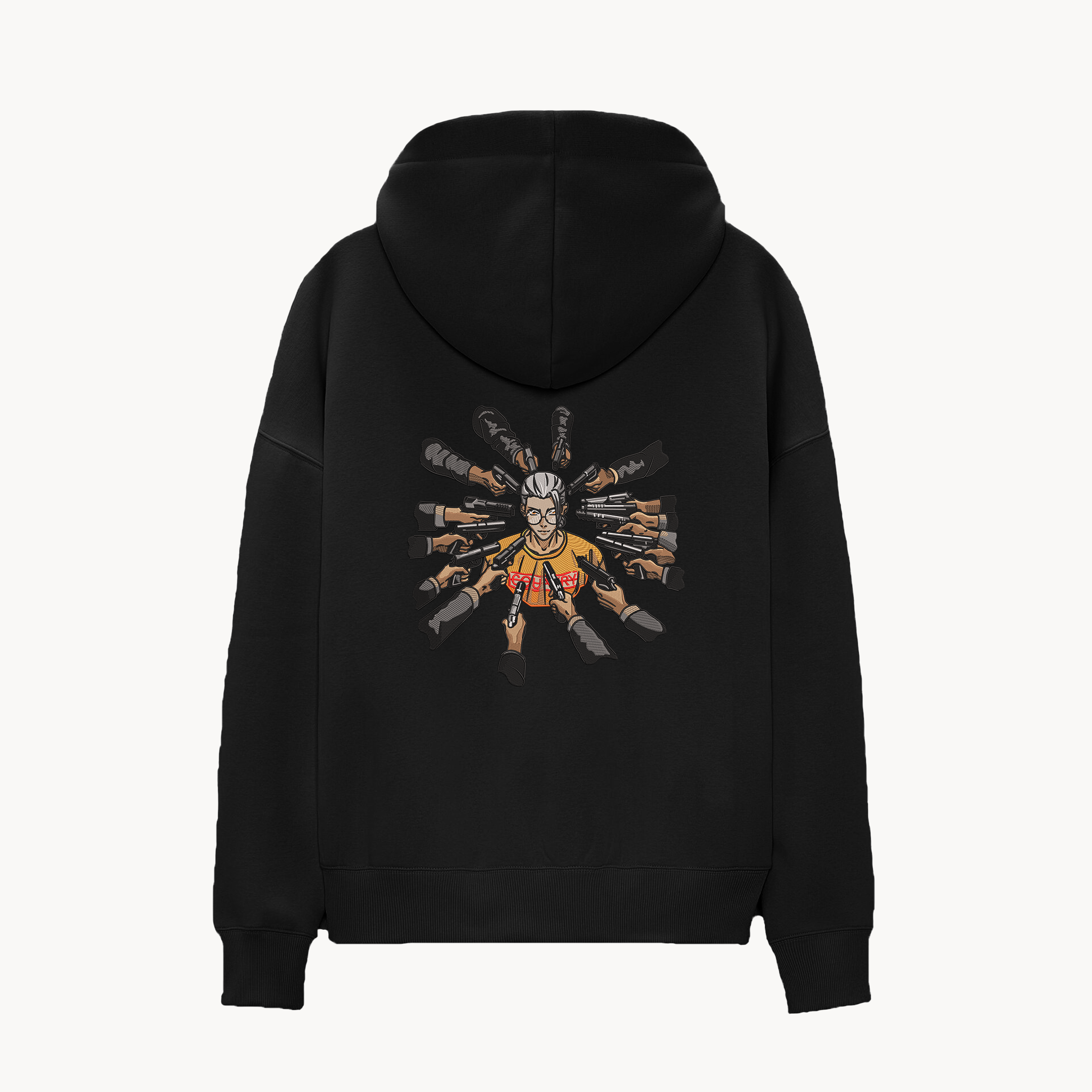 KAEL - OVERSIZE SWEATSHIRT - Taro Sakamoto Yeniden Yapılandırılmış Nakış