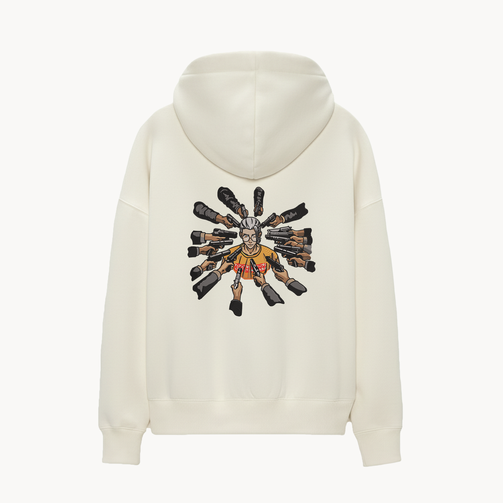 KAEL - OVERSIZE SWEATSHIRT - Taro Sakamoto Yeniden Yapılandırılmış Nakış