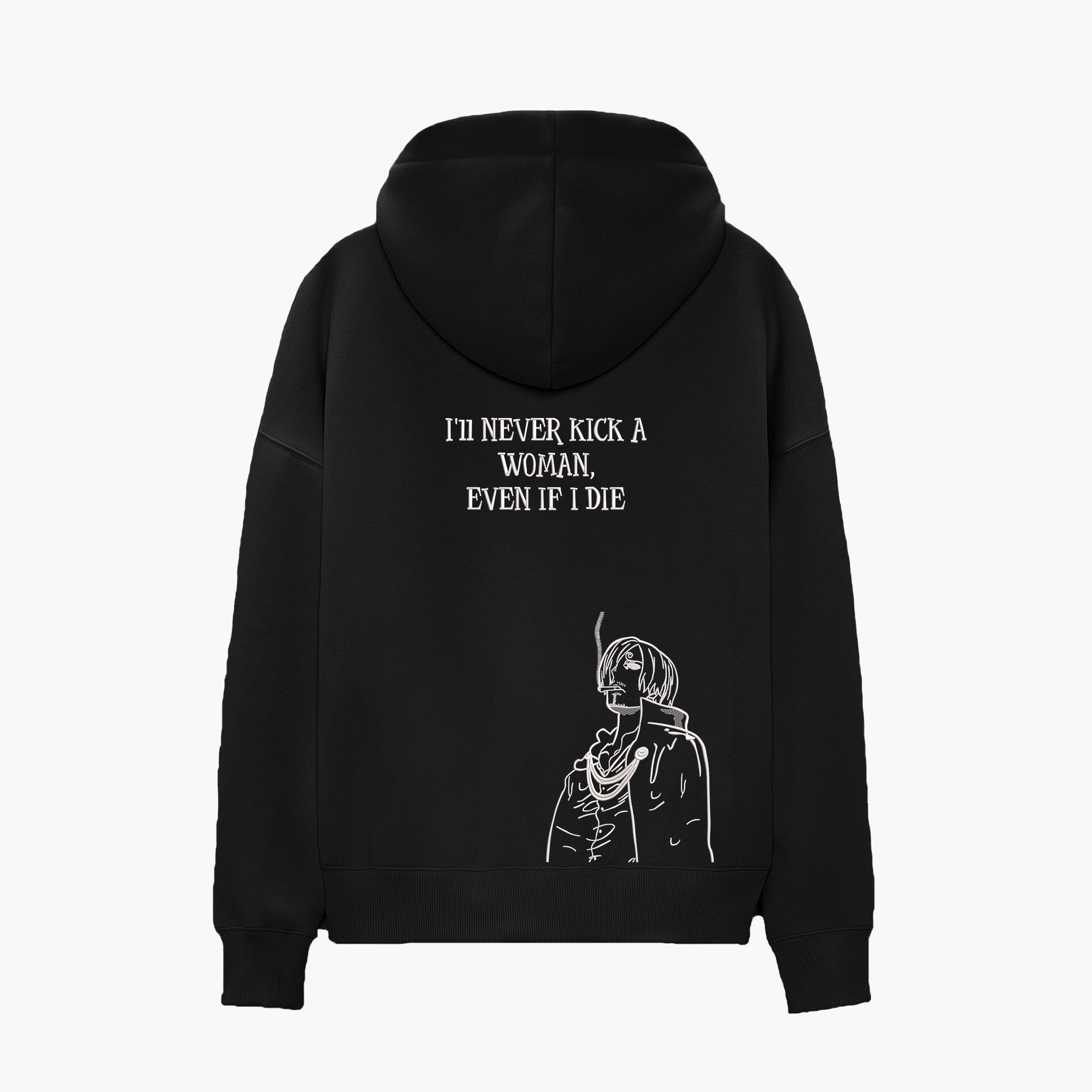 KAEL - OVERSİZE SWEATSHİRT - Vinsmoke Sanji  Yeniden Yapılandırılmış Nakış