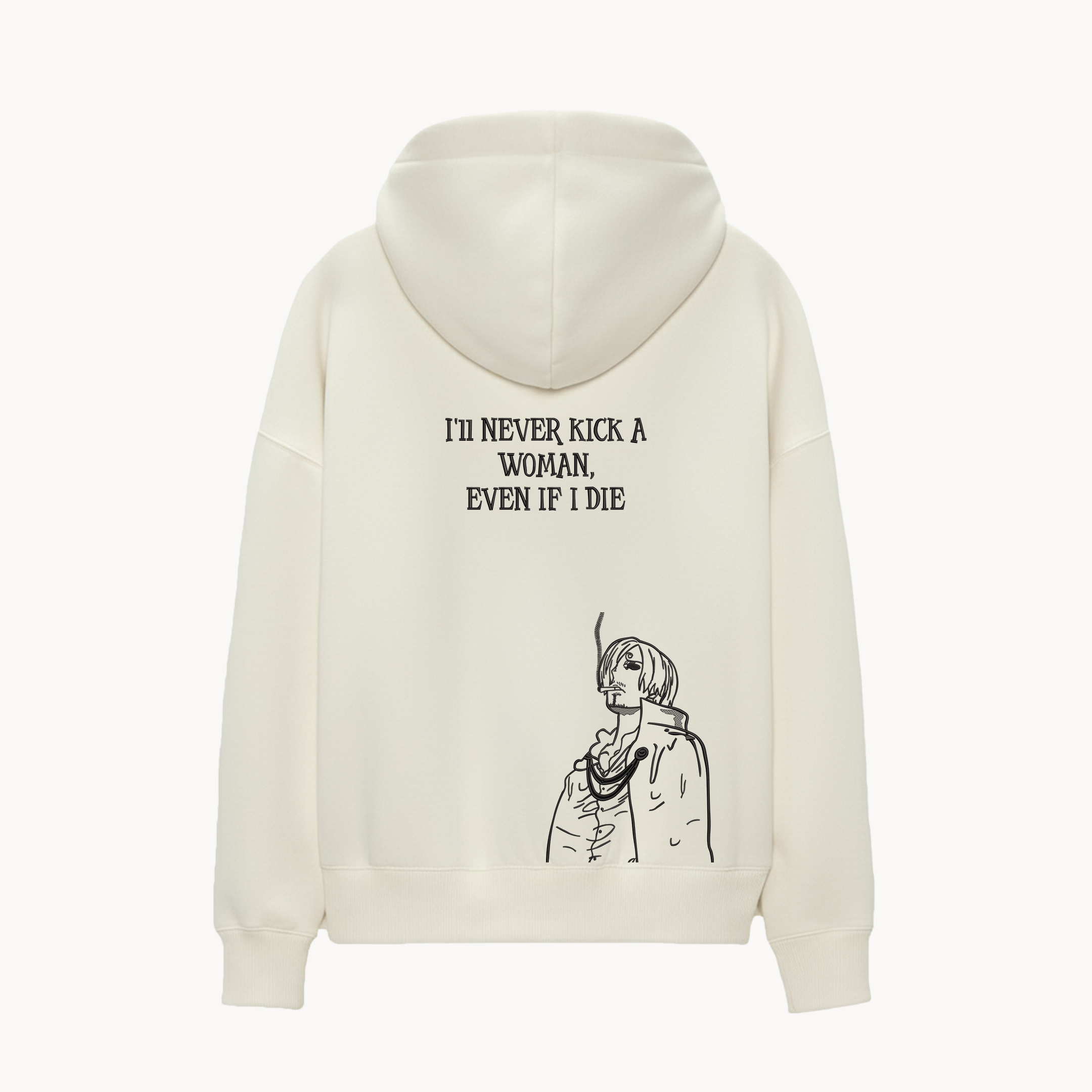 KAEL - OVERSİZE SWEATSHİRT - Vinsmoke Sanji  Yeniden Yapılandırılmış Nakış