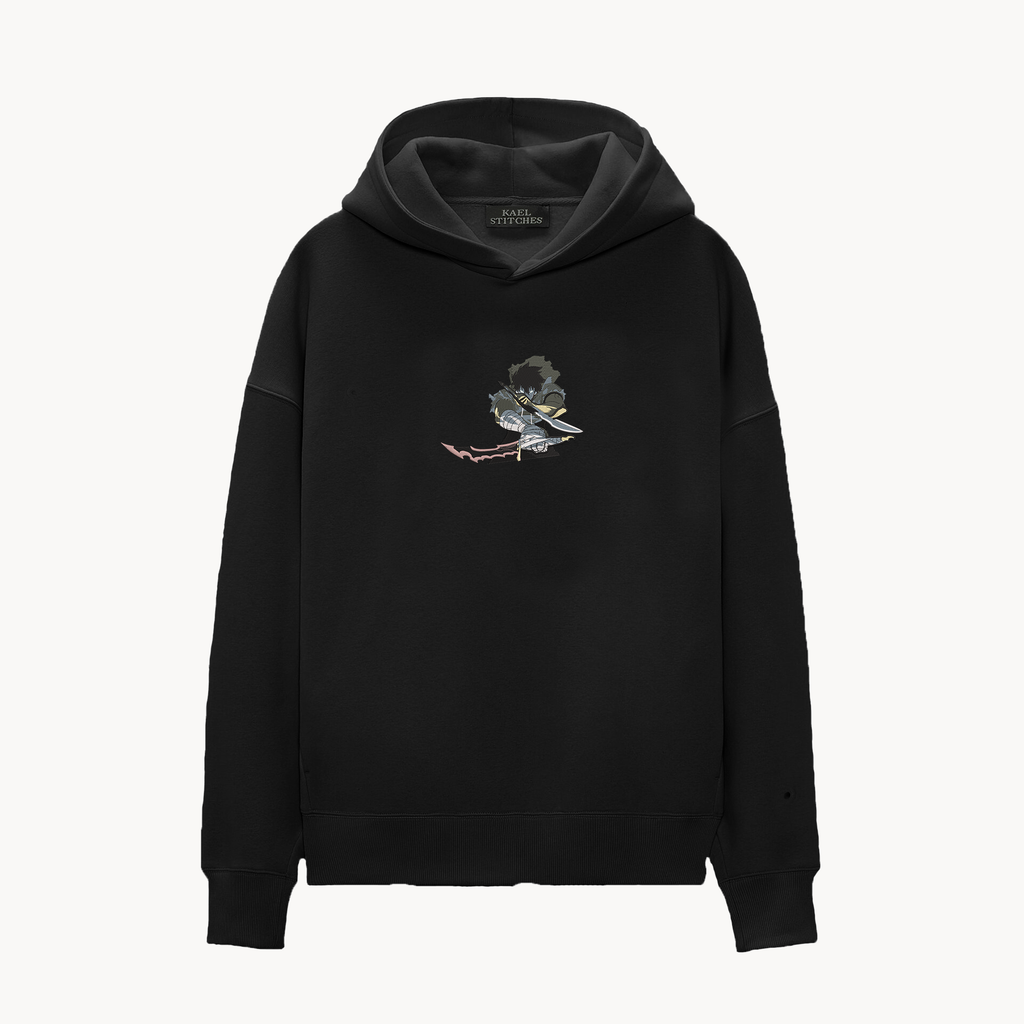 KAEL - OVERSİZE SWEATSHİRT - Sung Jin-Woo Yeniden Yapılandırılmış Nakış