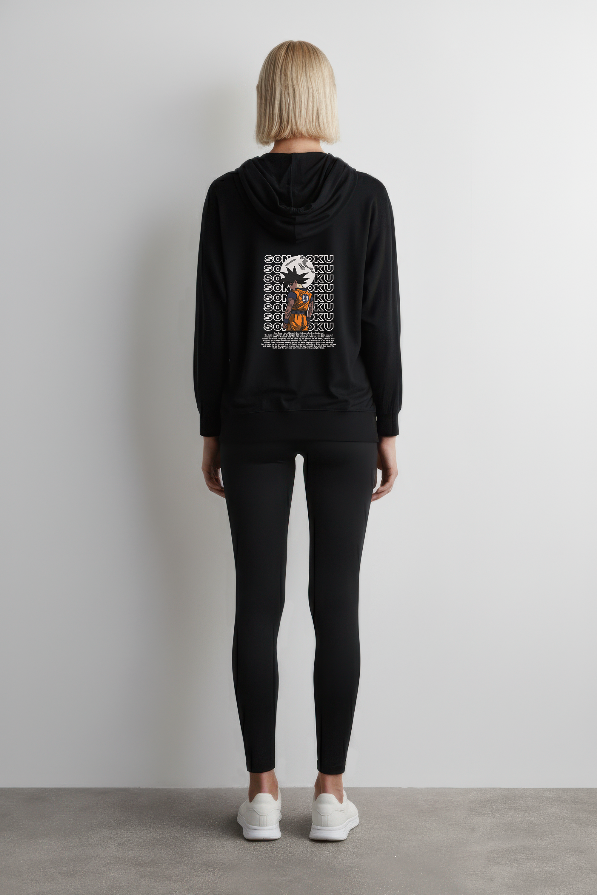 KAEL - OVERSİZE SWEATSHİRT - Son Goku Yeniden Yapılandırılmış Nakış