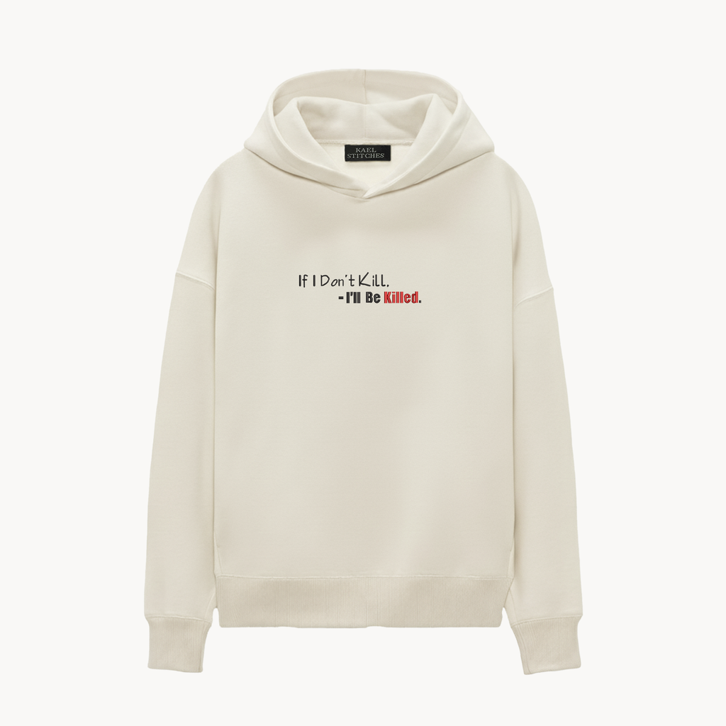 KAEL - OVERSİZE SWEATSHİRT - Statue Of GOD Yeniden Yapılandırılmış Nakış