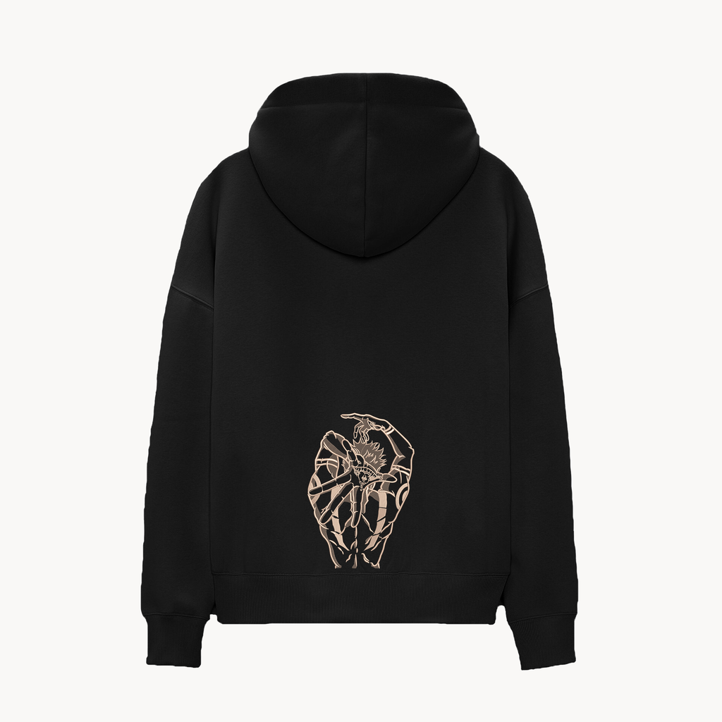 KAEL - OVERSİZE SWEATSHİRT - Ryomen Sukuna Sırt Yeniden Yapılandırılmış Nakış