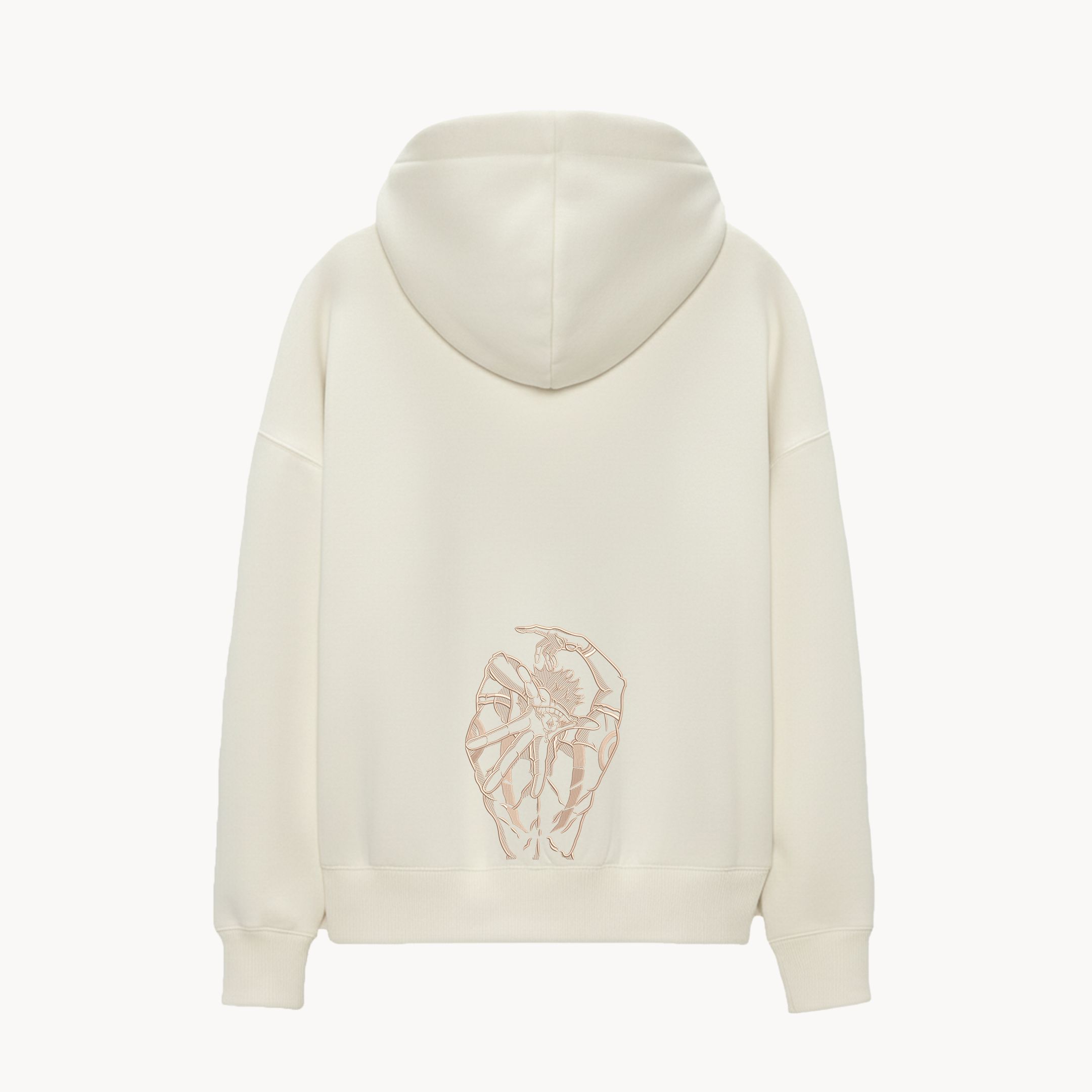 KAEL - OVERSİZE SWEATSHİRT - Ryomen Sukuna Sırt Yeniden Yapılandırılmış Nakış