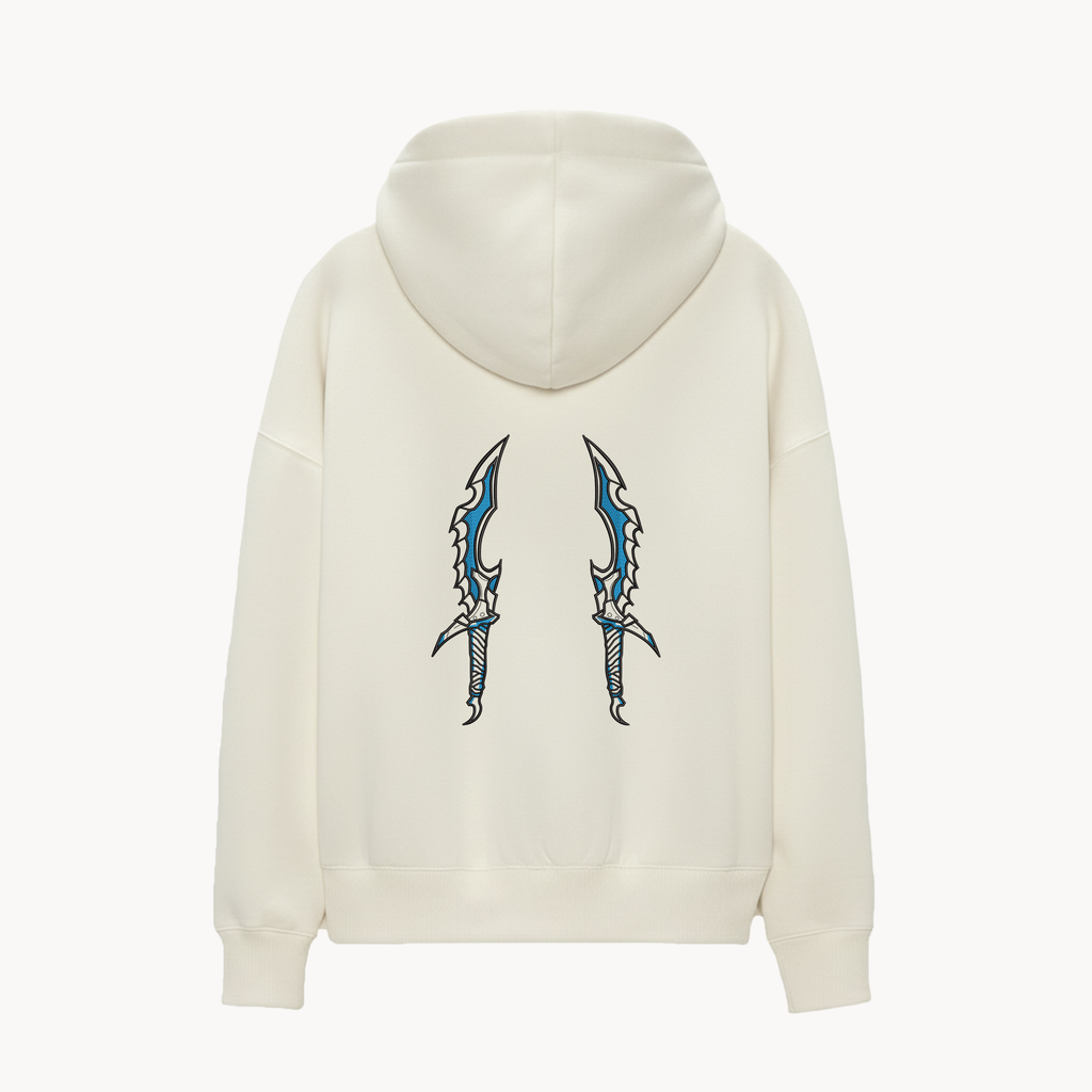 KAEL - OVERSİZE SWEATSHİRT - Sung Jin-Woo Yeniden Yapılandırılmış Nakış