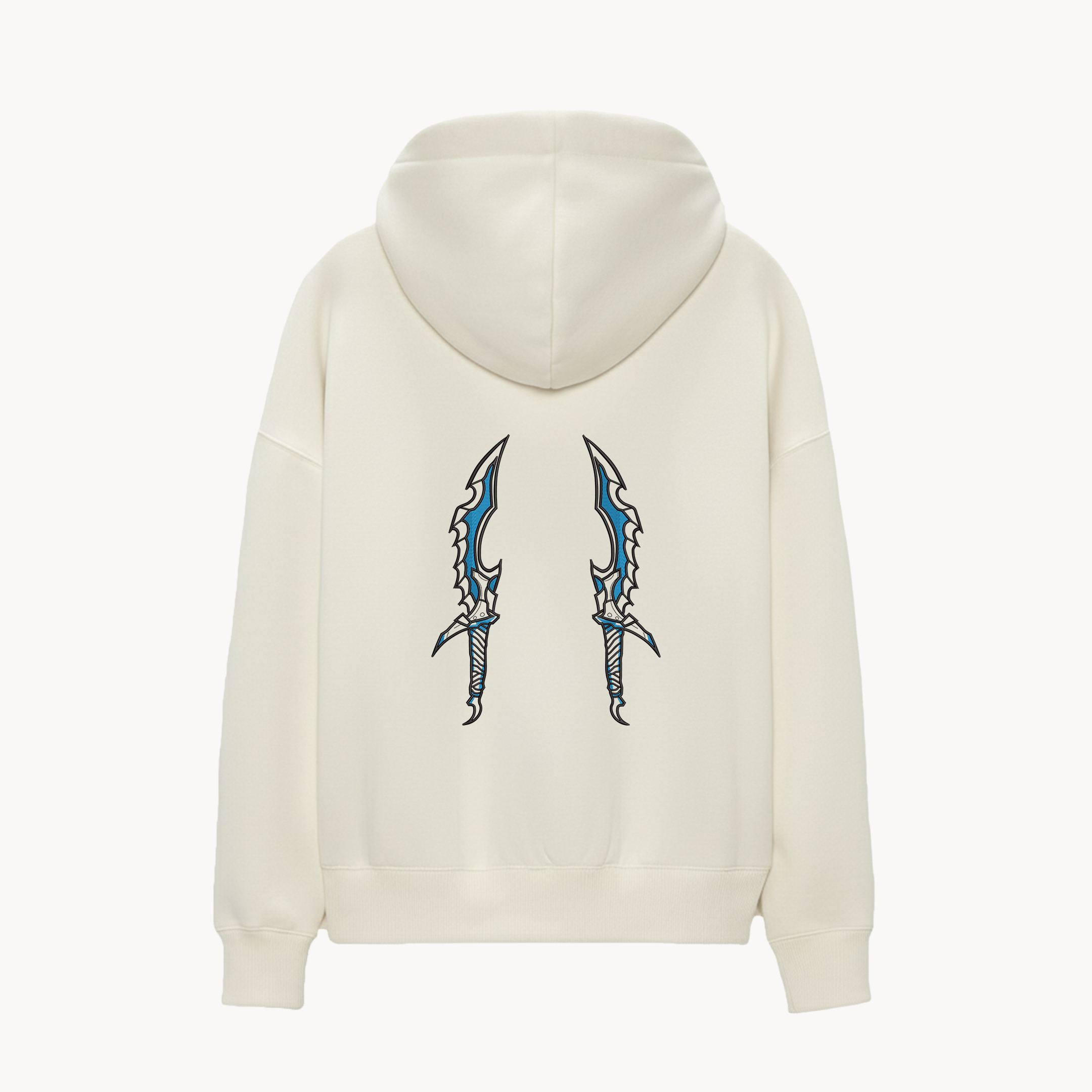 KAEL - OVERSİZE SWEATSHİRT - Sung Jin-Woo Yeniden Yapılandırılmış Nakış