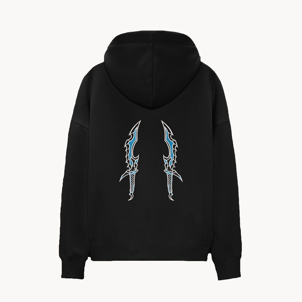 KAEL - OVERSİZE SWEATSHİRT - Sung Jin-Woo Yeniden Yapılandırılmış Nakış