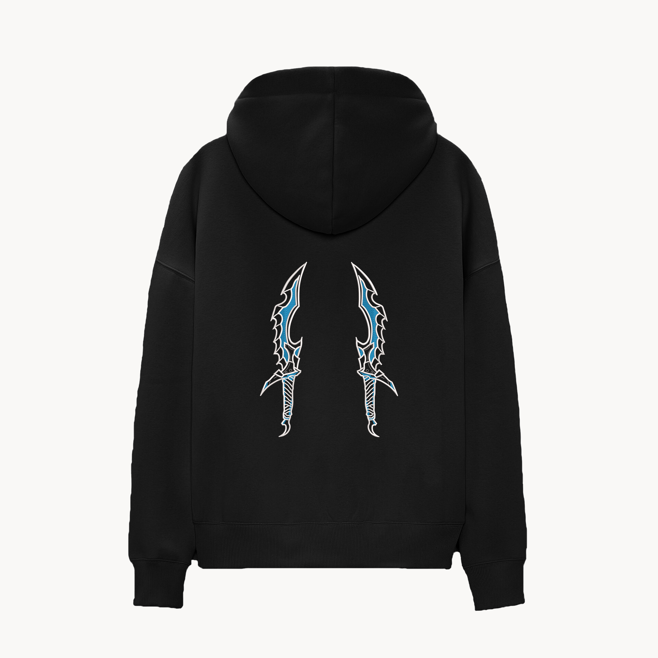 KAEL - OVERSİZE SWEATSHİRT - Sung Jin-Woo Yeniden Yapılandırılmış Nakış