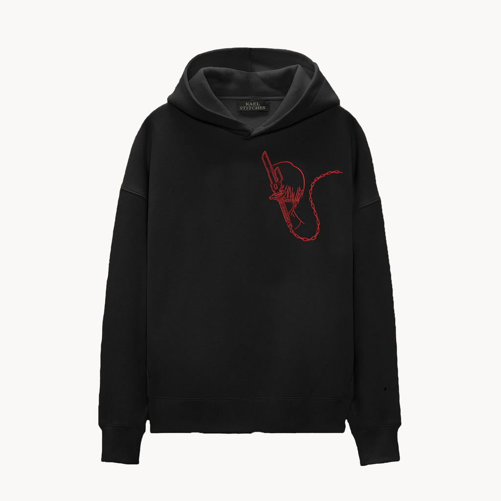 KAEL - OVERSİZE SWEATSHİRT - Toji Fushiguro Spear of Heaven Yeniden Yapılandırılmış Nakış