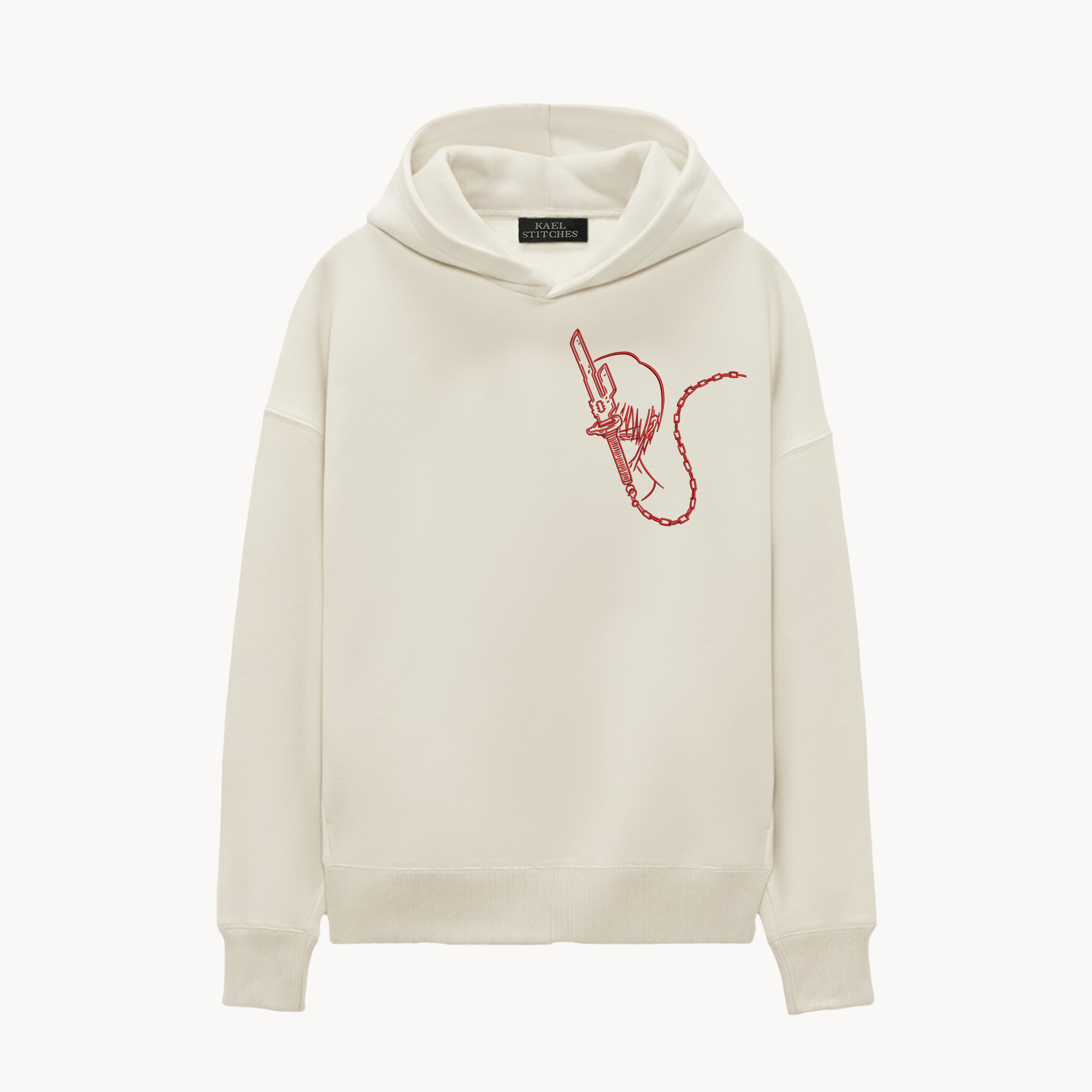 KAEL - OVERSİZE SWEATSHİRT - Toji Fushiguro Spear of Heaven Yeniden Yapılandırılmış Nakış