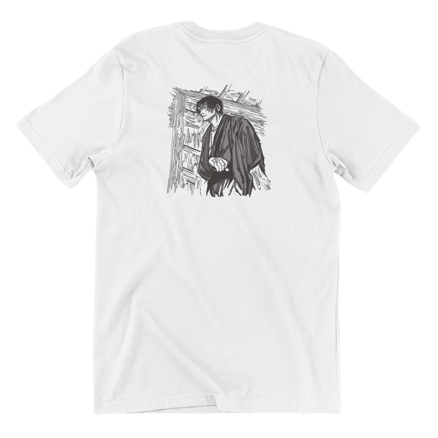 KAEL - Toji Zenin Oversize Tshirt Yeniden Yapılandırılmış Nakış