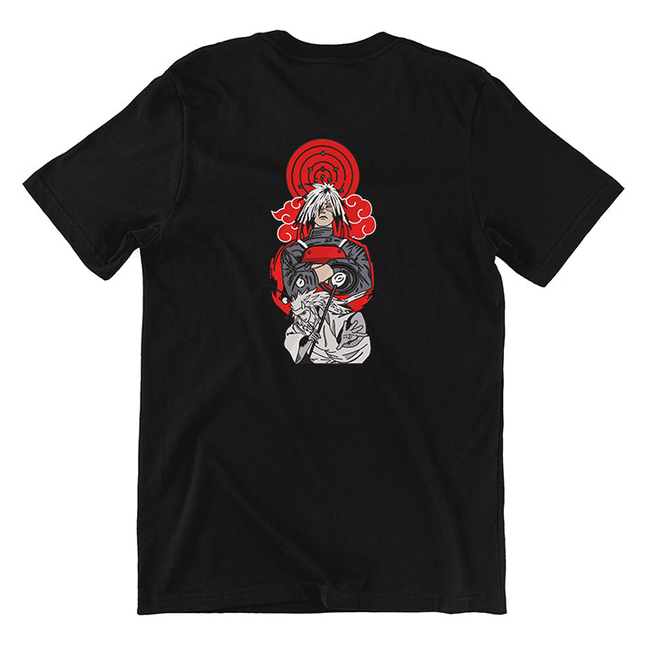 KAEL - Uchiha Madara Oversize Tshirt Yeniden Yapılandırılmış Nakış