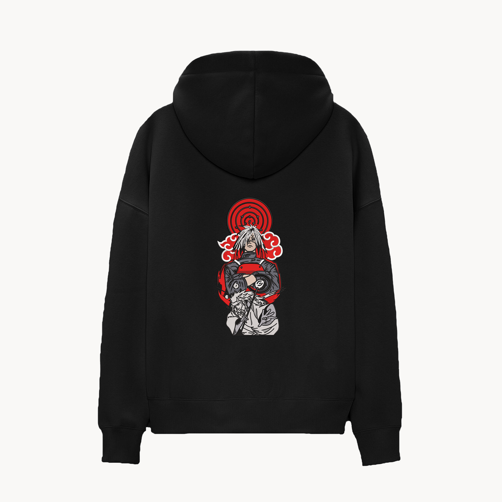 KAEL - OVERSİZE SWEATSHİRT - Uchiha Madara Yeniden Yapılandırılmış Nakış