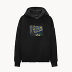 KAEL - OVERSİZE SWEATSHİRT - VAN GOGH STARRY NİGHT Yeniden Yapılandırılmış Nakış