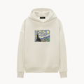 KAEL - OVERSİZE SWEATSHİRT - VAN GOGH STARRY NİGHT Yeniden Yapılandırılmış Nakış