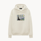 KAEL - OVERSİZE SWEATSHİRT - VAN GOGH STARRY NİGHT Yeniden Yapılandırılmış Nakış