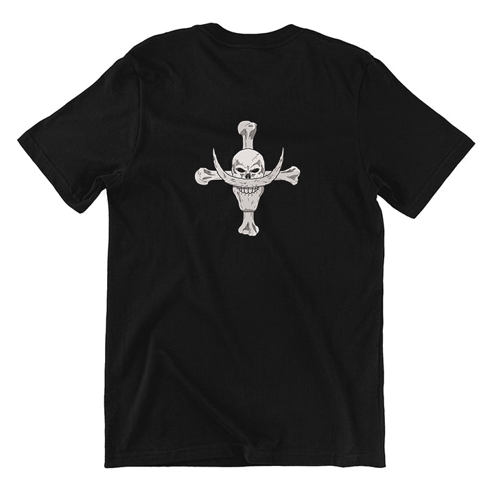 KAEL - Whitebeard Korsan Sembol Oversize Tshirt Yeniden Yapılandırılmış Nakış