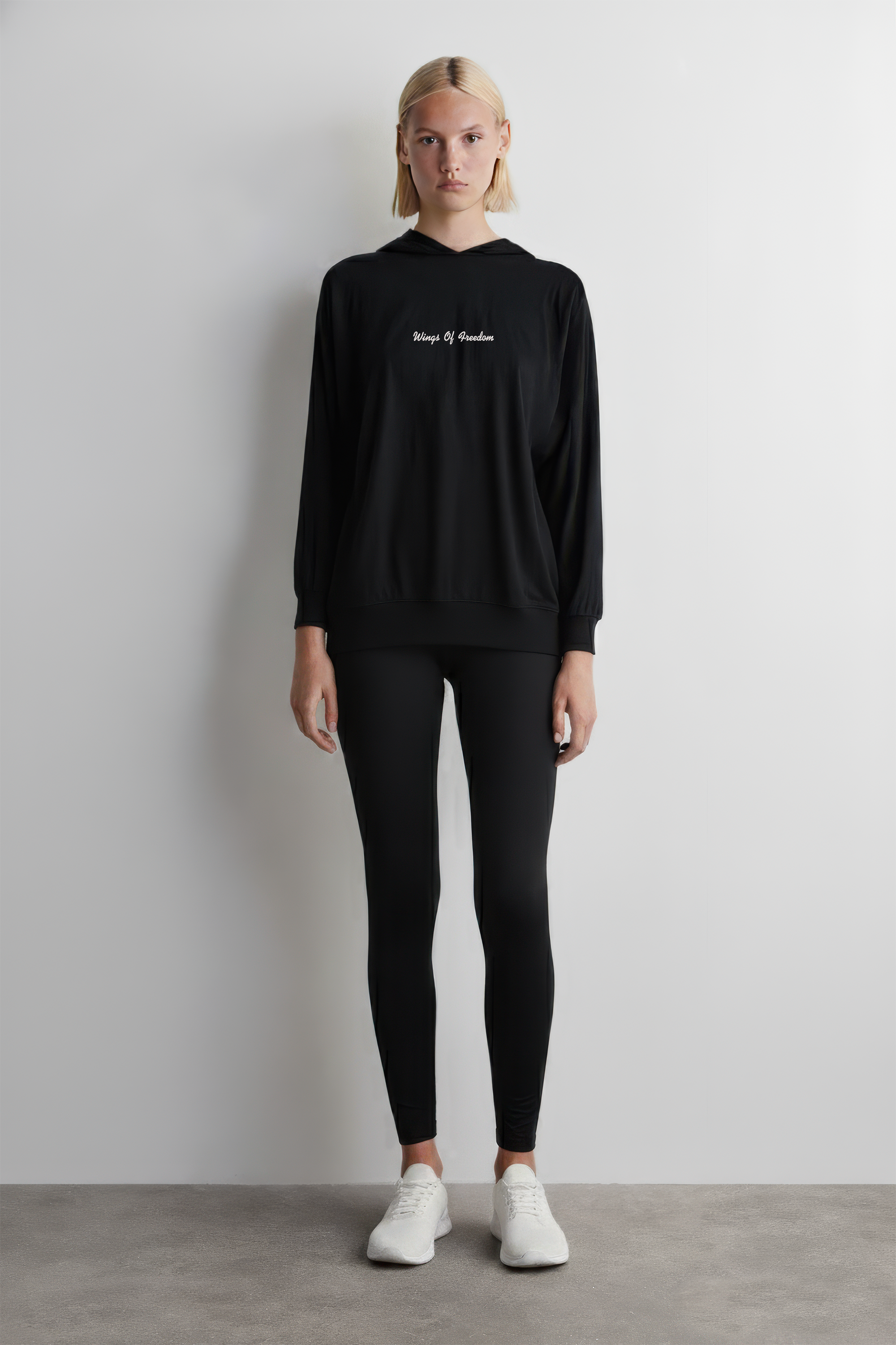 KAEL - OVERSİZE SWEATSHİRT - Wings of Freedom Yeniden Yapılandırılmış Nakış