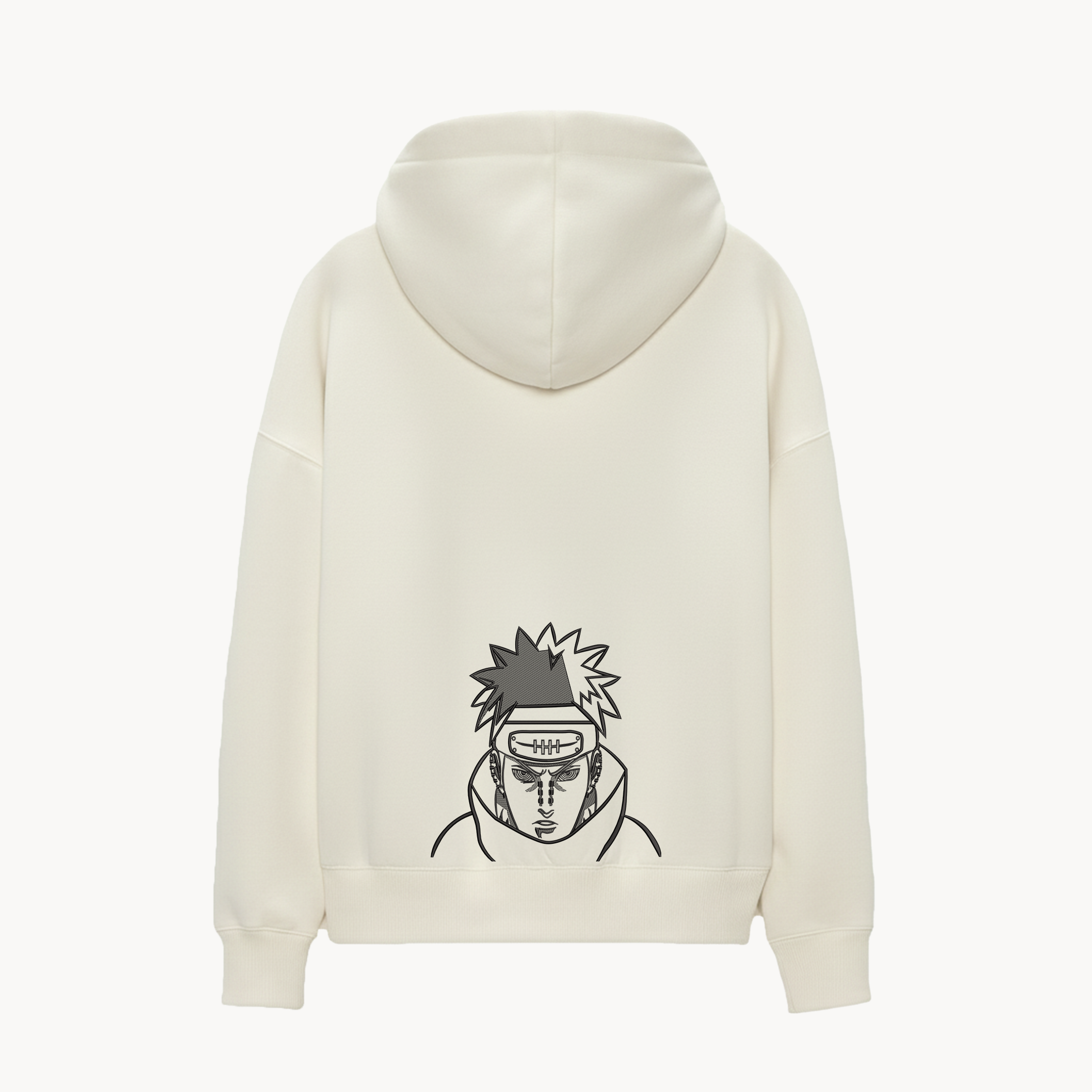 KAEL - OVERSİZE SWEATSHİRT - Yahiko Pain Yeniden Yapılandırılmış Nakış