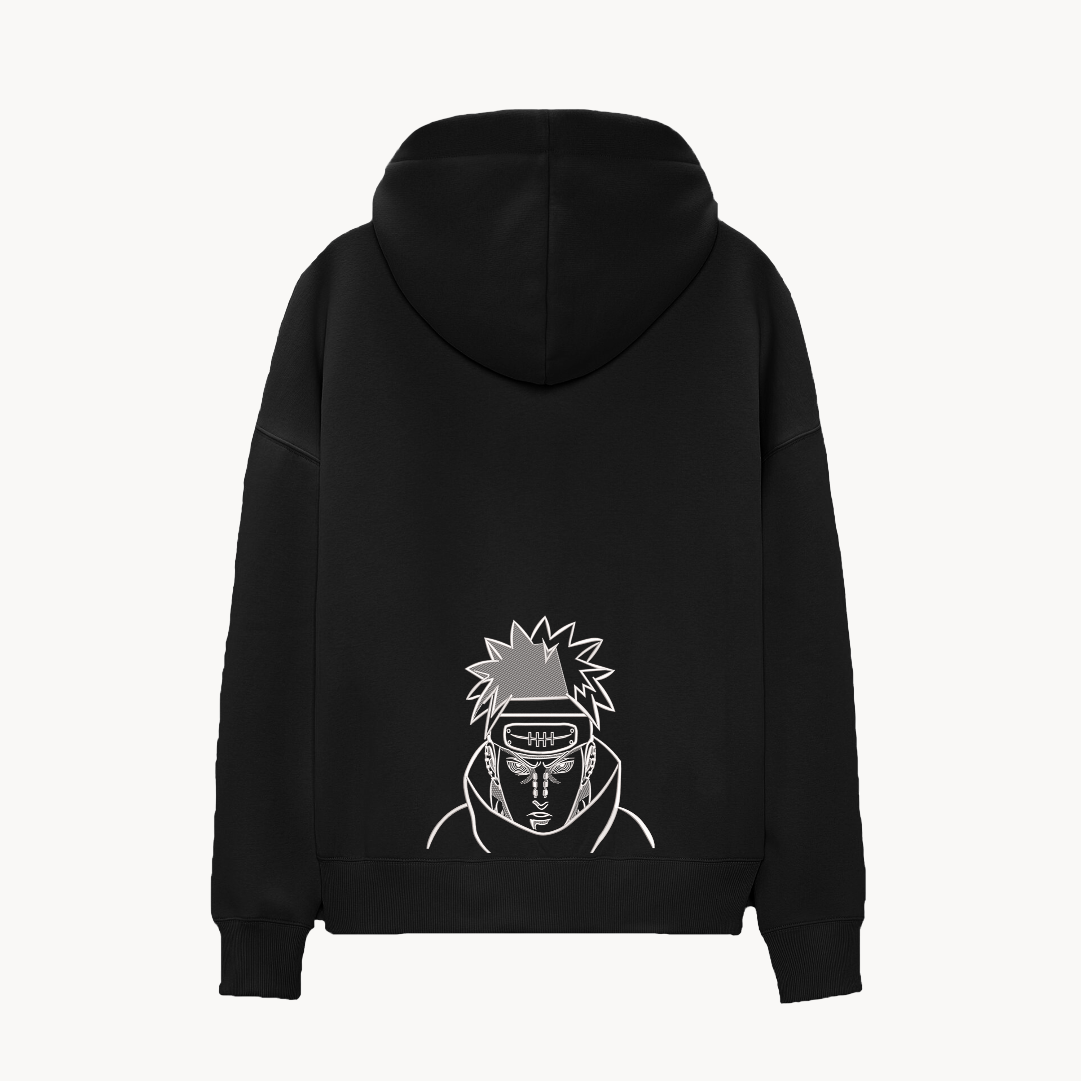 KAEL - OVERSİZE SWEATSHİRT - Yahiko Pain Yeniden Yapılandırılmış Nakış