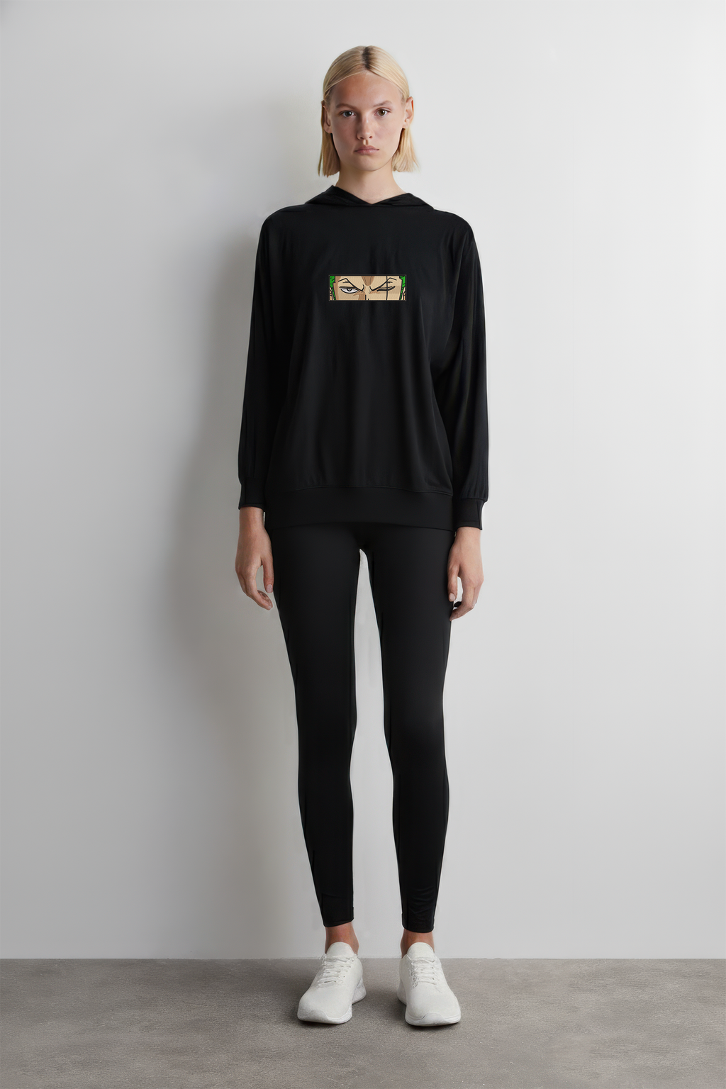 KAEL - OVERSİZE SWEATSHİRT - RORONOA ZORO EYES Yeniden Yapılandırılmış Nakış